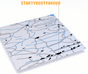 3d view of Staryye Kotyakovo