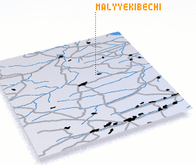 3d view of Malyye Kibechi