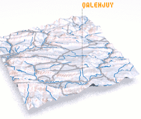 3d view of Qal‘eh Jūy