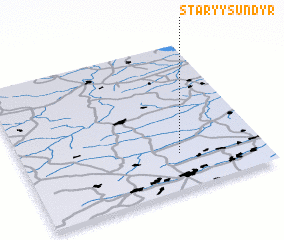 3d view of Staryy Sundyr\