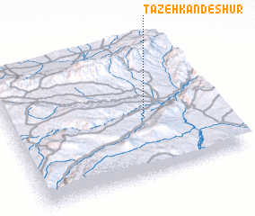 3d view of Tāzeh Kand-e Shūr