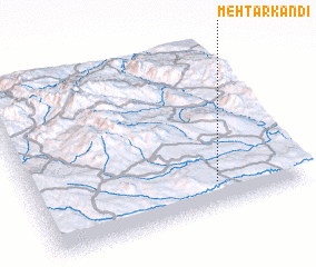 3d view of Mehtar Kandī