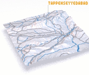 3d view of Tappeh Seyyedābād