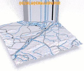 3d view of Qeshlāq-e ḨājjīPāpūr