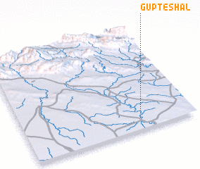 3d view of Gūp Ţeshāl