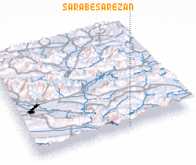 3d view of Sarāb-e Sar-e Zan