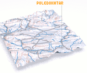 3d view of Pol-e Dokhtar