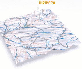 3d view of Pīrī Reẕā