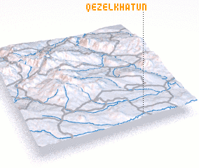 3d view of Qezel Khātūn