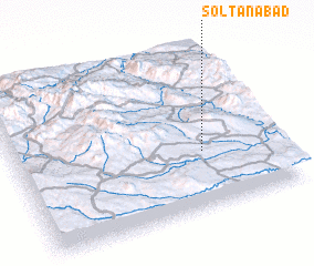 3d view of Solţānābād