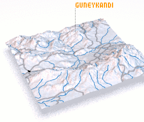 3d view of Gūney Kandī