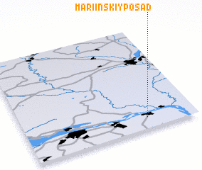 3d view of Mariinskiy Posad