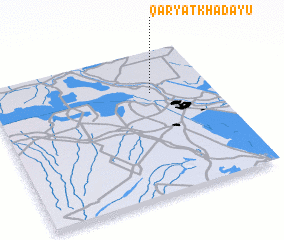 3d view of Qaryat Khaḑāyū