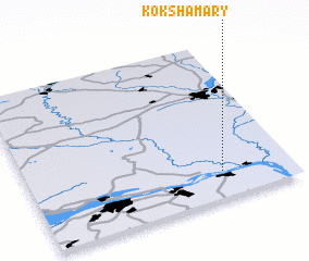 3d view of Kokshamary