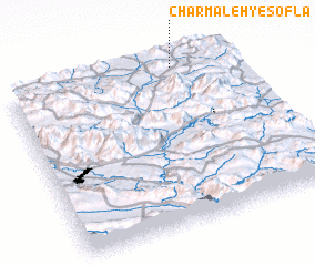 3d view of Charmaleh-ye Soflá