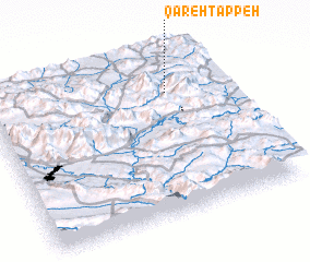 3d view of Qareh Tappeh