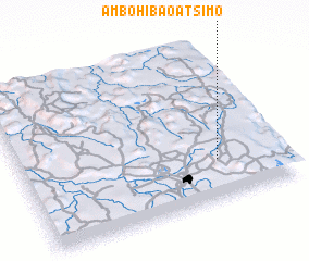 3d view of Ambohibao Atsimo