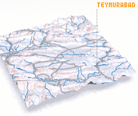 3d view of Teymūrābād