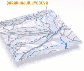 3d view of Qarah Ḩājjīlū-ye ‘Olyā