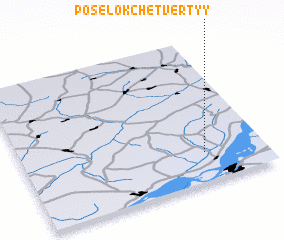 3d view of Posëlok Chetvërtyy