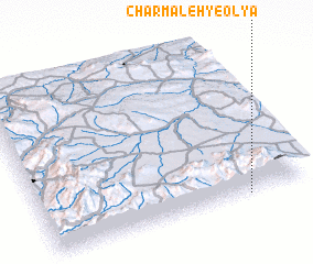 3d view of Charmaleh-ye ‘Olyā