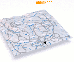 3d view of Andakana