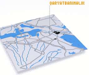 3d view of Qaryat Bānī Mālik