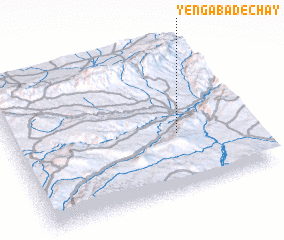 3d view of Yengābād-e Chāy