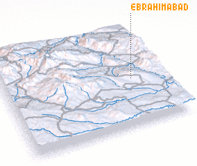 3d view of Ebrāhīmābād