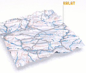 3d view of Kalāt