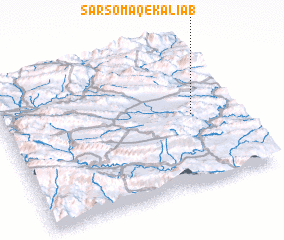 3d view of Sarsomāq-e Kālīāb