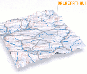 3d view of Qalā‘-e Fatḩ‘alī