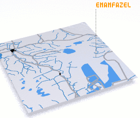 3d view of Emām Fāz̧el