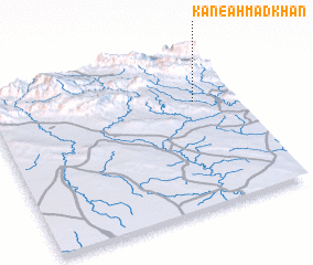 3d view of Kan-e Aḩmadkhān