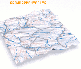 3d view of Ganj Darreh-ye ‘Olyā