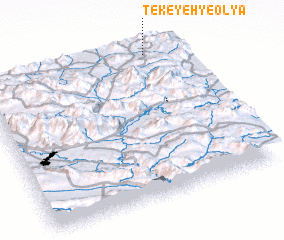 3d view of Tekeyeh-ye ‘Olyā