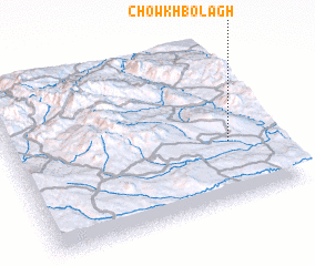 3d view of Chowkh Bolāgh