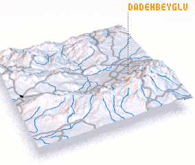 3d view of Dadeh Beyglū