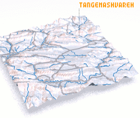 3d view of Tang-e Mashvareh