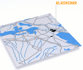 3d view of Al ‘Ashshār