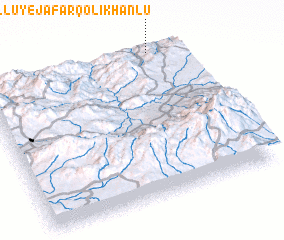 3d view of Mārāllū-ye Ja‘farqolī Khānlū