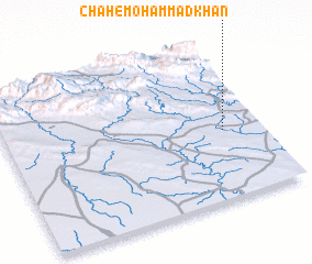 3d view of Chāh-e Mohammad Khān