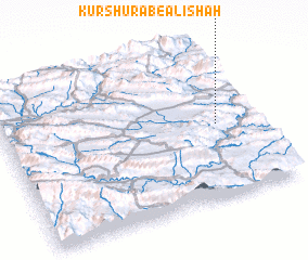 3d view of Kūr Shūrāb-e ‘Alīshāh