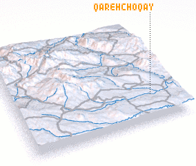 3d view of Qareh Choqāy