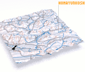 3d view of Homāyūn Kosh