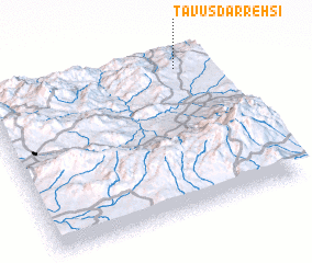 3d view of Ţāvūs Darrehsī