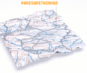 3d view of Pānesār-e Tashkan