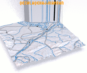 3d view of Qeshlāq-e Ḩājj Kāmrān