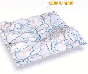 3d view of Esmā‘īl Kandī