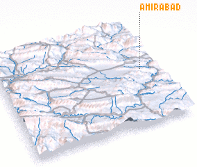 3d view of Amīrābād
